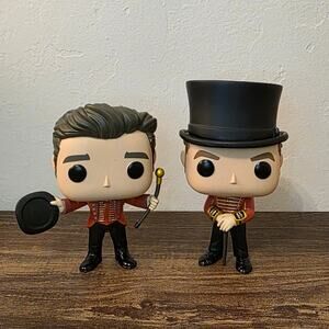 Funko Pop The Greatest Showman Ringmaster & Top Hat Figures Set of 2